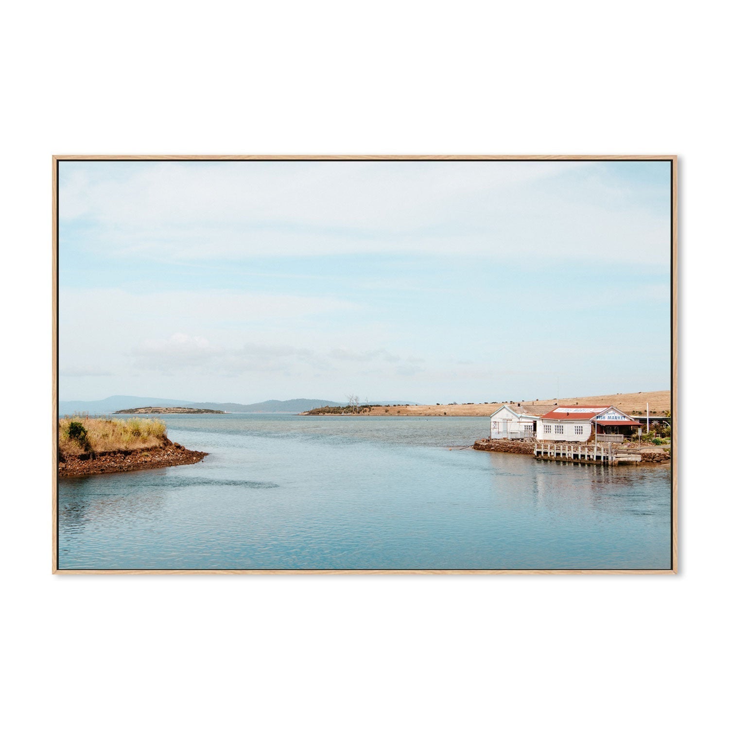 wall-art-print-canvas-poster-framed-Denison Canal, Dunalley, Tasmania-GIOIA-WALL-ART