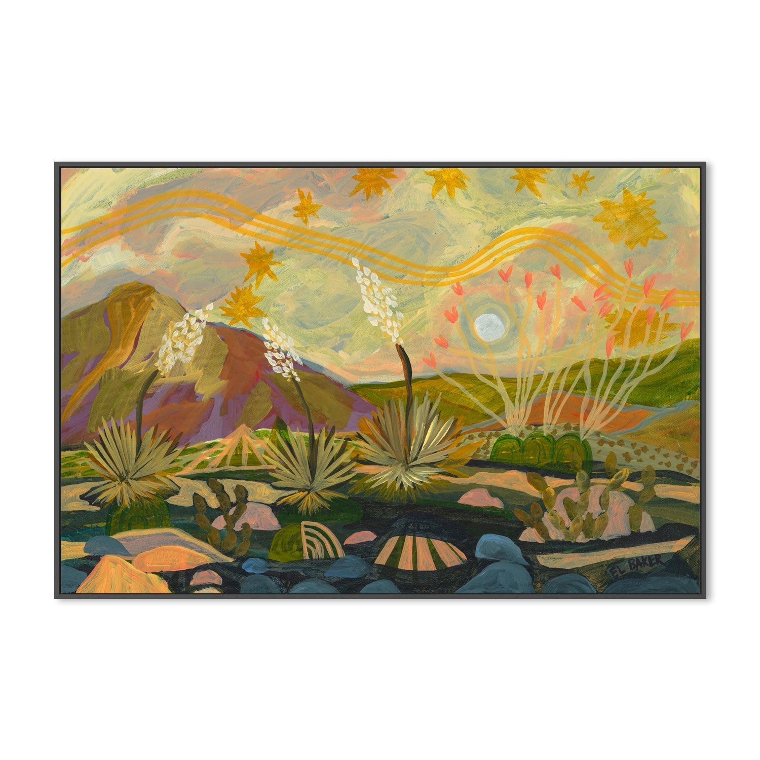 wall-art-print-canvas-poster-framed-Desert Land , By Eleanor Baker-3