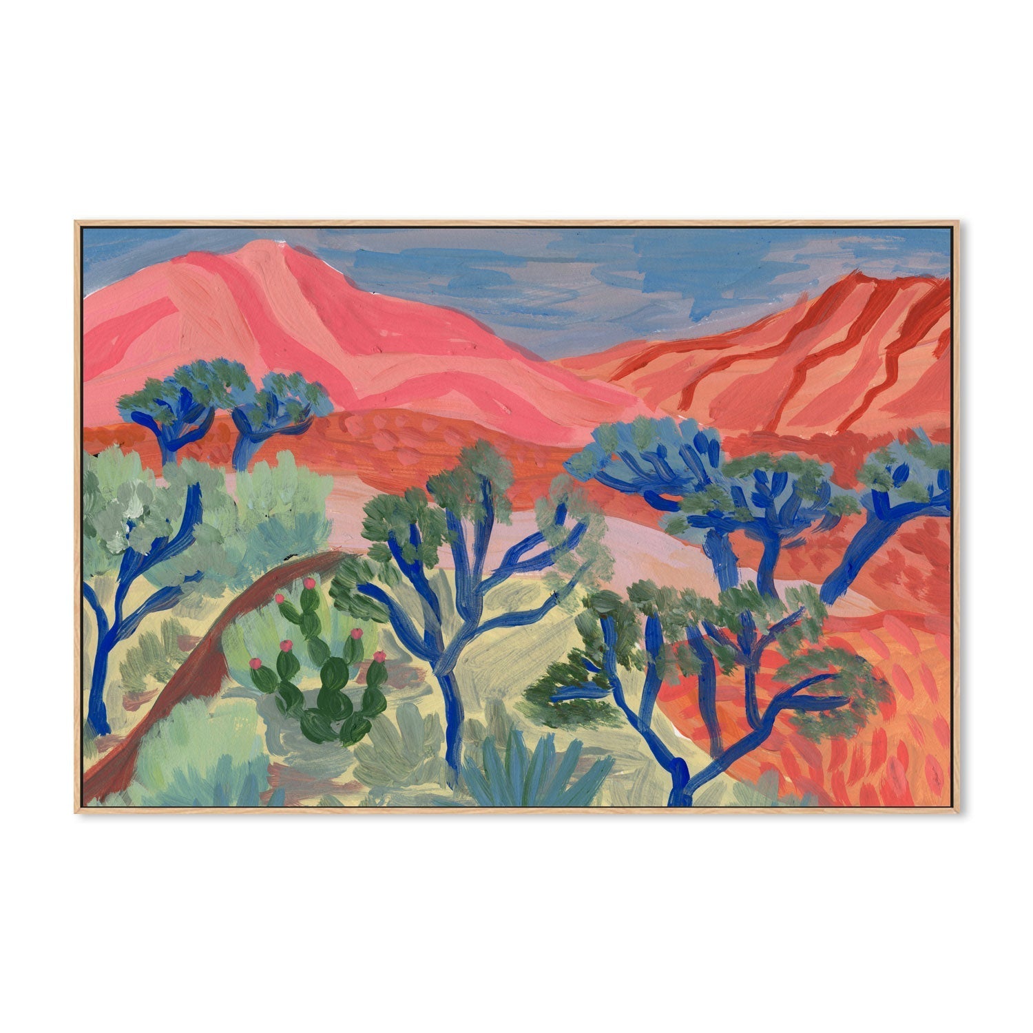 wall-art-print-canvas-poster-framed-Desert Landscape , By Eleanor Baker-4