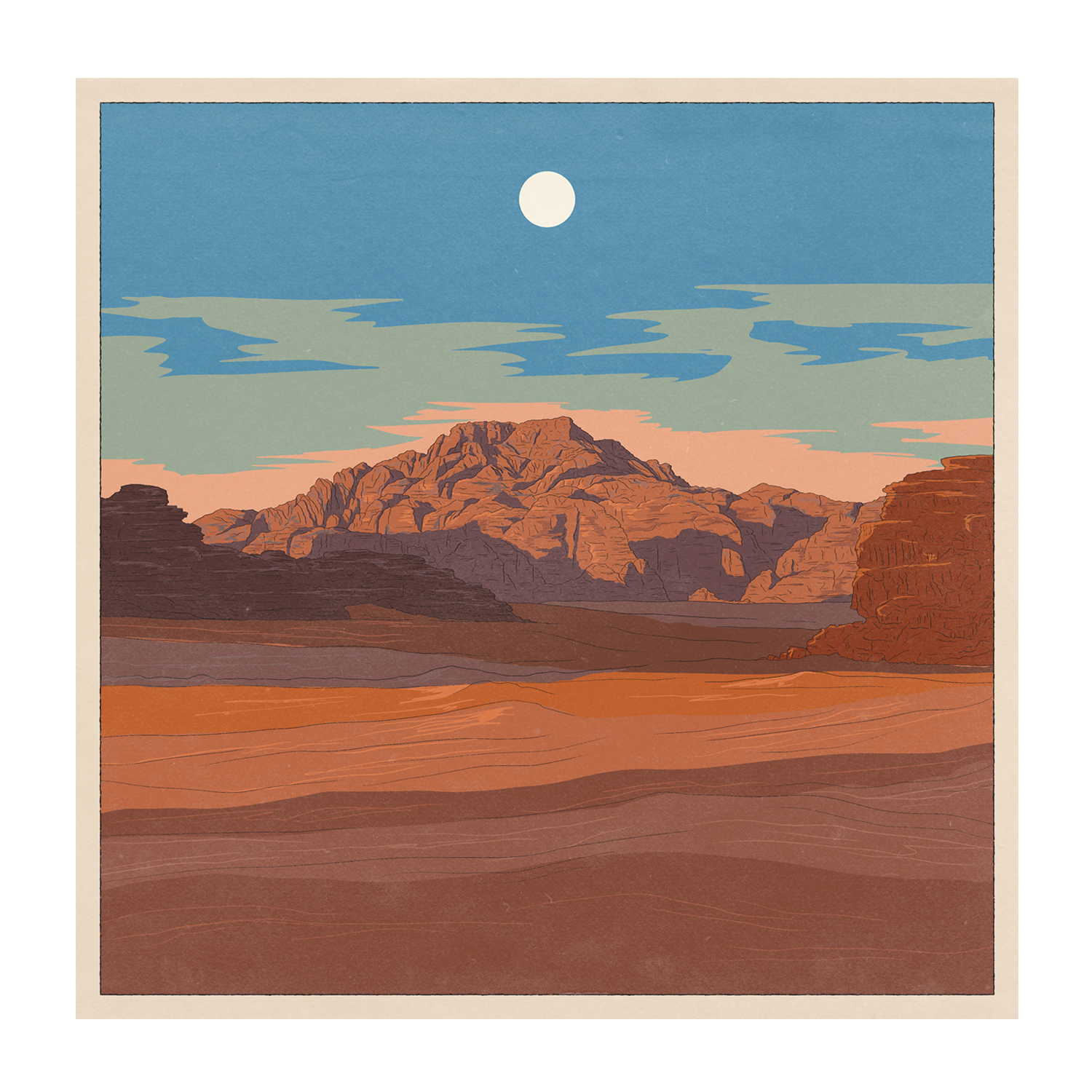 wall-art-print-canvas-poster-framed-Desert Sands , By Cai & Jo-1