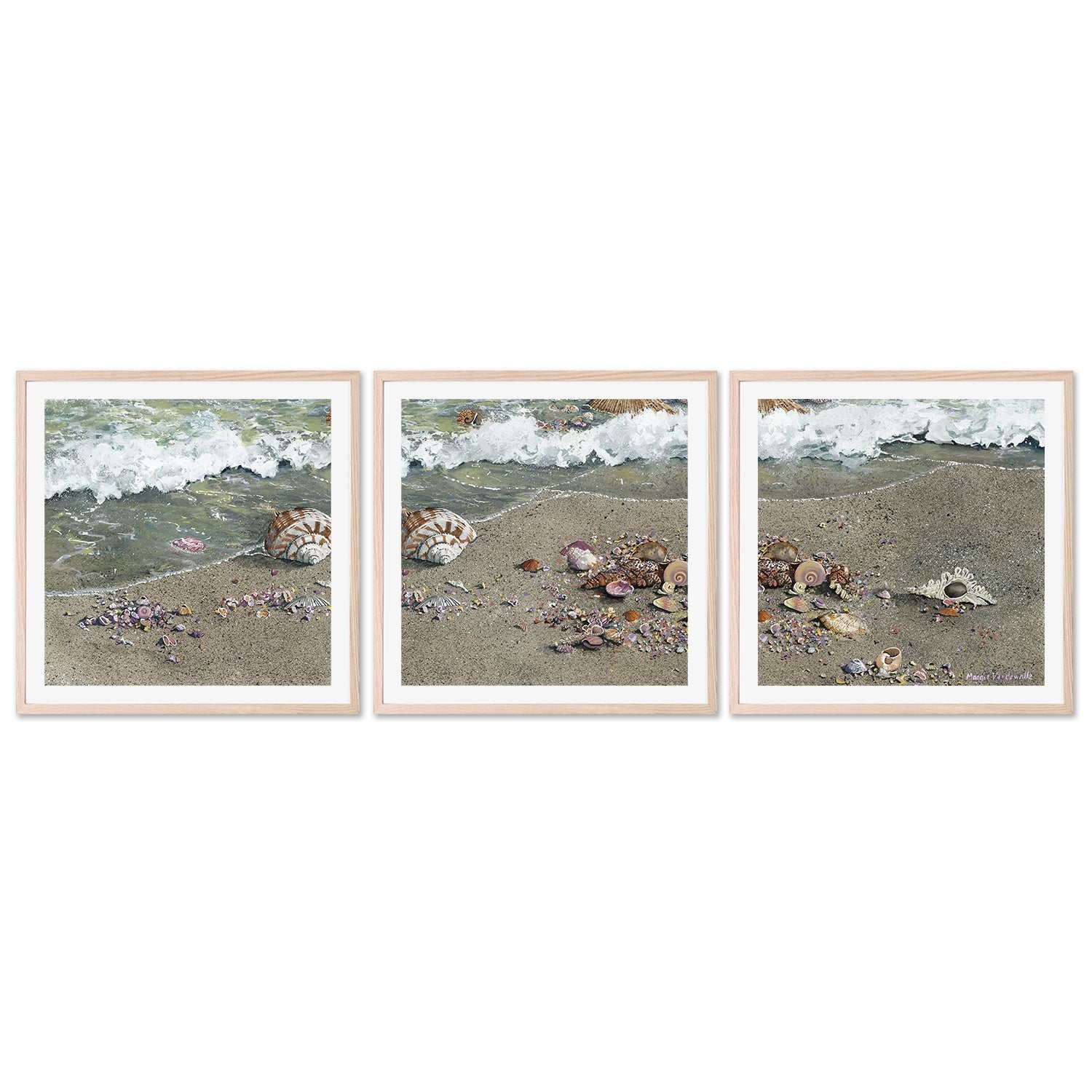 wall-art-print-canvas-poster-framed-Detritus, Style A, B & C, Set Of 3 , By Maggie Vandewalle-GIOIA-WALL-ART