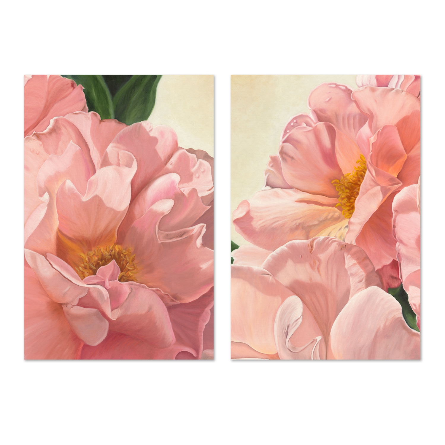 wall-art-print-canvas-poster-framed-Diptych, Style A & B, Set of 2 , By Angie Summa-1