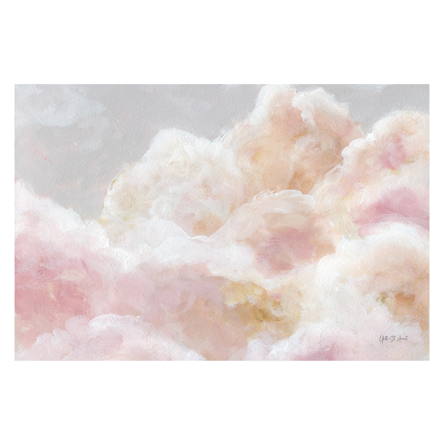 wall-art-print-canvas-poster-framed-Dreaming in Clouds Ethereal, Style A , By Yvette St. Amant-1