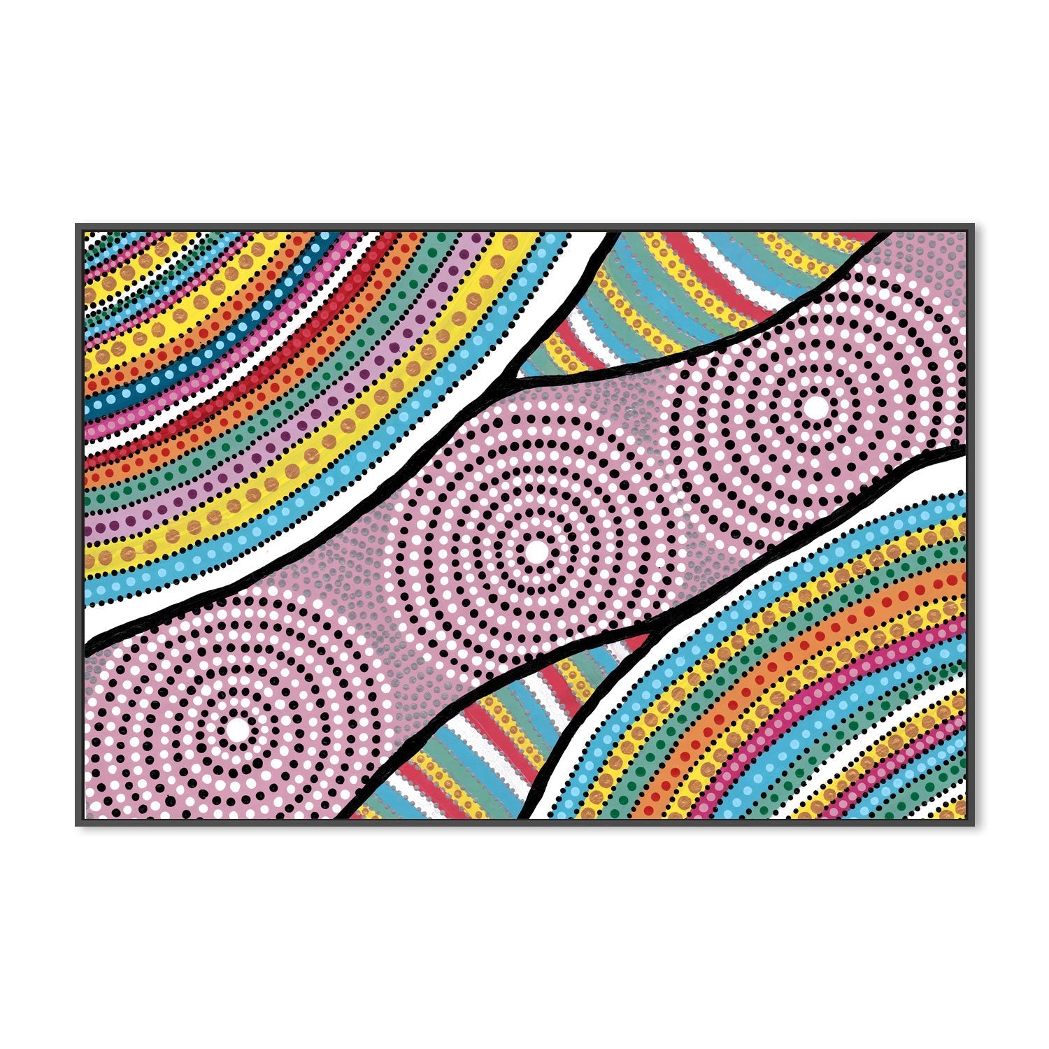 wall-art-print-canvas-poster-framed-Dreamtime Dance , By Tahni Derbin-3