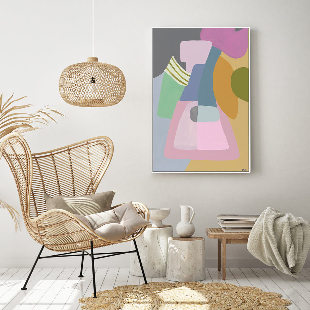 wall-art-print-canvas-poster-framed-Dreamy Contours, Style A , By Belinda Stone-GIOIA-WALL-ART