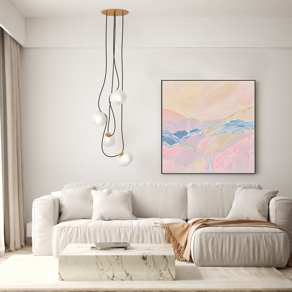 wall-art-print-canvas-poster-framed-Dreamy Pastel Hills , By Belinda Stone-GIOIA-WALL-ART