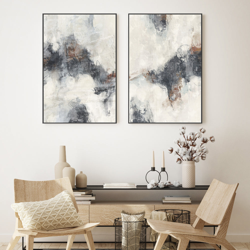 wall-art-print-canvas-poster-framed-Driftwood, Style A & B, Set Of 2 , By Nina Blue-2