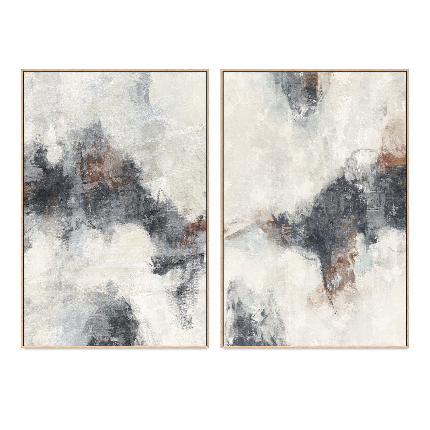 wall-art-print-canvas-poster-framed-Driftwood, Style A & B, Set Of 2 , By Nina Blue-4