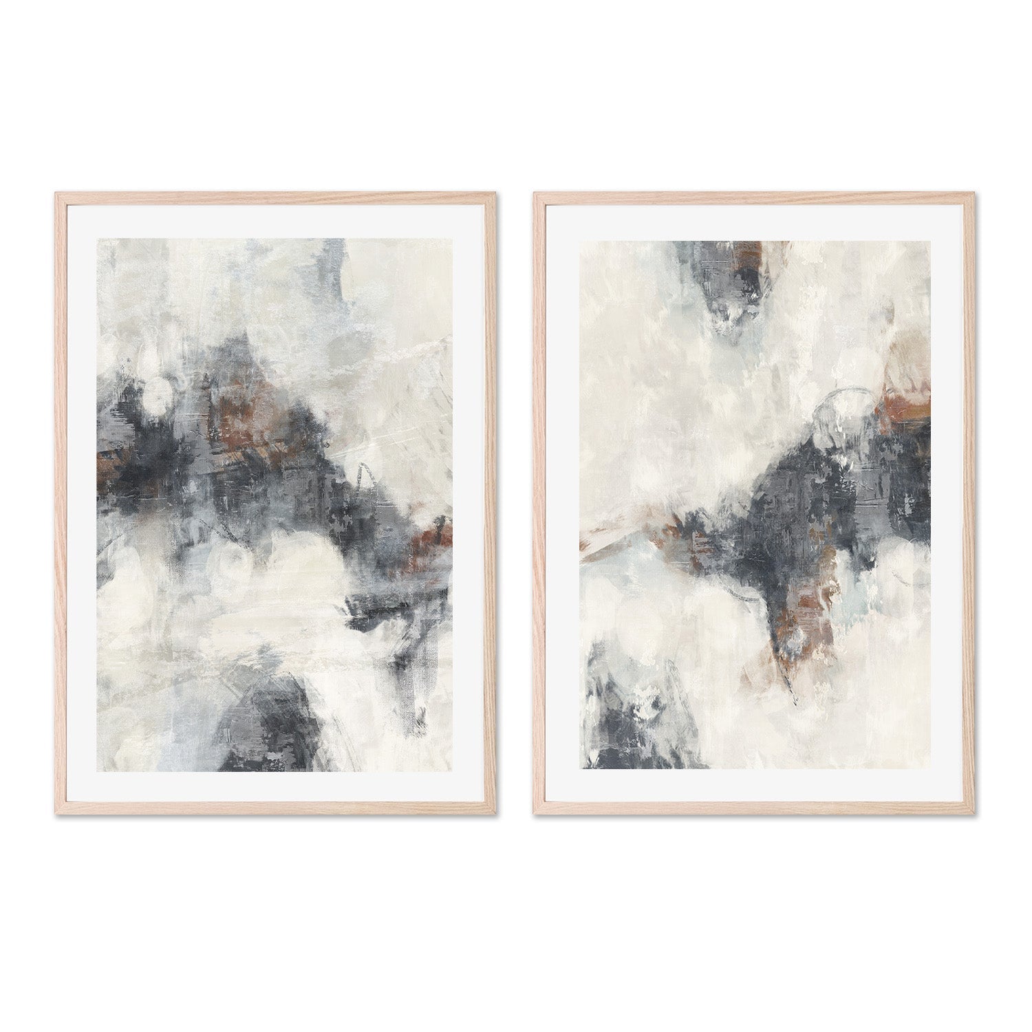 wall-art-print-canvas-poster-framed-Driftwood, Style A & B, Set Of 2 , By Nina Blue-6