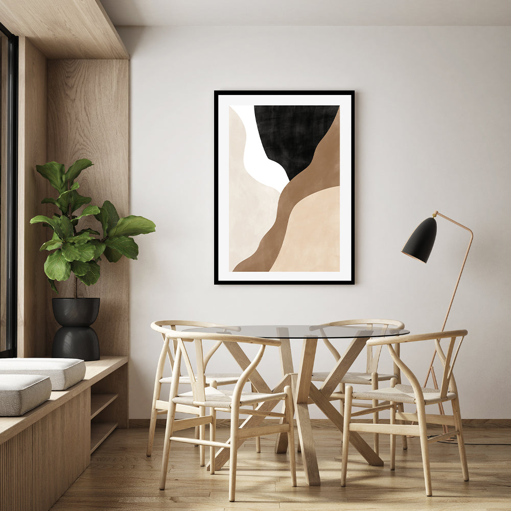 wall-art-print-canvas-poster-framed-Dune, Style B , By Elena Ristova-GIOIA-WALL-ART