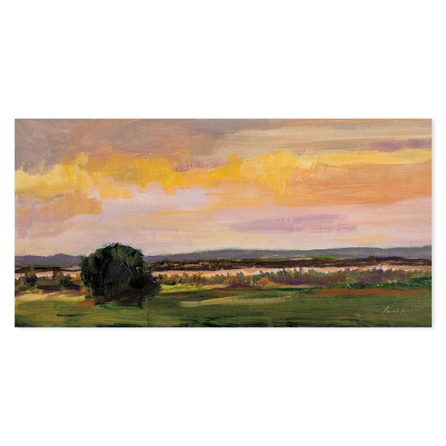 wall-art-print-canvas-poster-framed-Dusk on Mesa-by-Pamela Munger-Gioia Wall Art