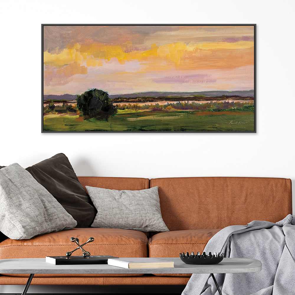 wall-art-print-canvas-poster-framed-Dusk on Mesa-by-Pamela Munger-Gioia Wall Art