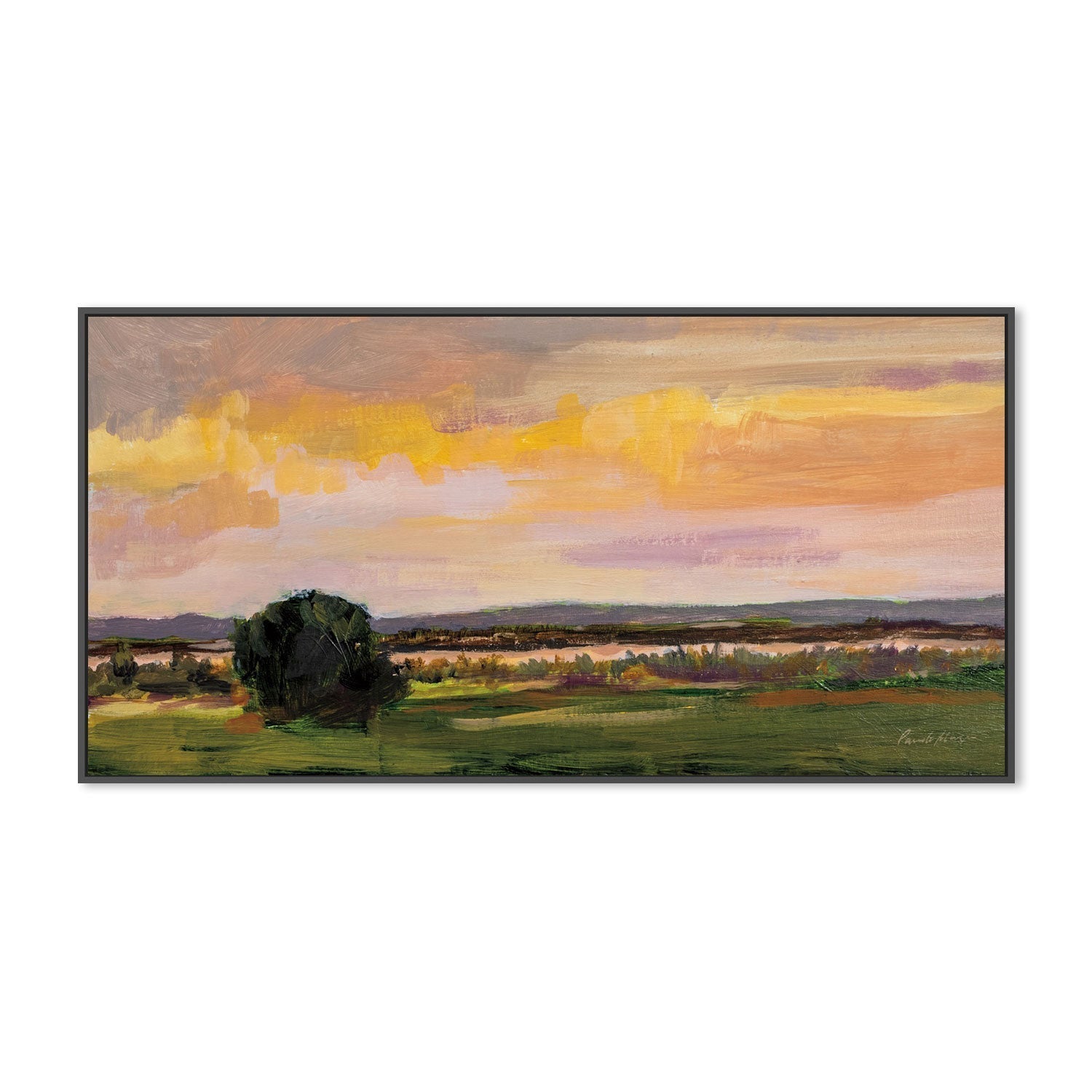 wall-art-print-canvas-poster-framed-Dusk on Mesa-by-Pamela Munger-Gioia Wall Art