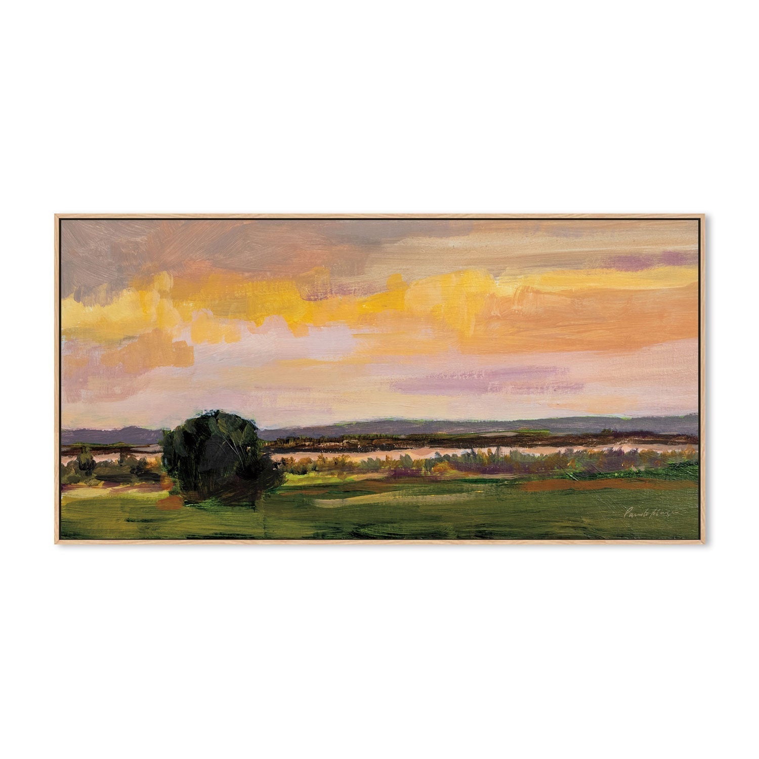 wall-art-print-canvas-poster-framed-Dusk on Mesa-by-Pamela Munger-Gioia Wall Art