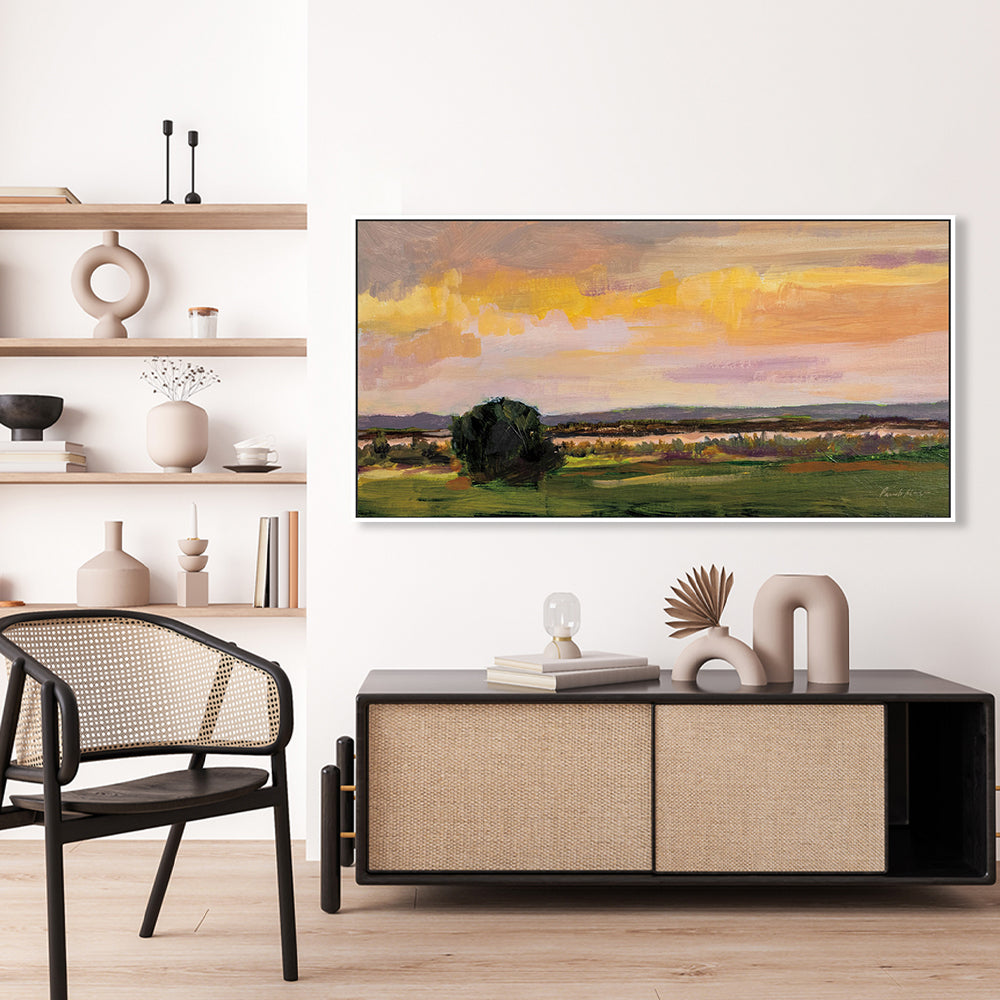 wall-art-print-canvas-poster-framed-Dusk on Mesa-by-Pamela Munger-Gioia Wall Art