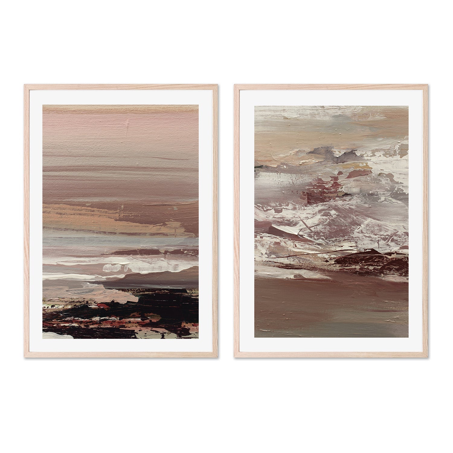 wall-art-print-canvas-poster-framed-Dusk, Style A & B, Set Of 2 , By Amelia Aveline-6