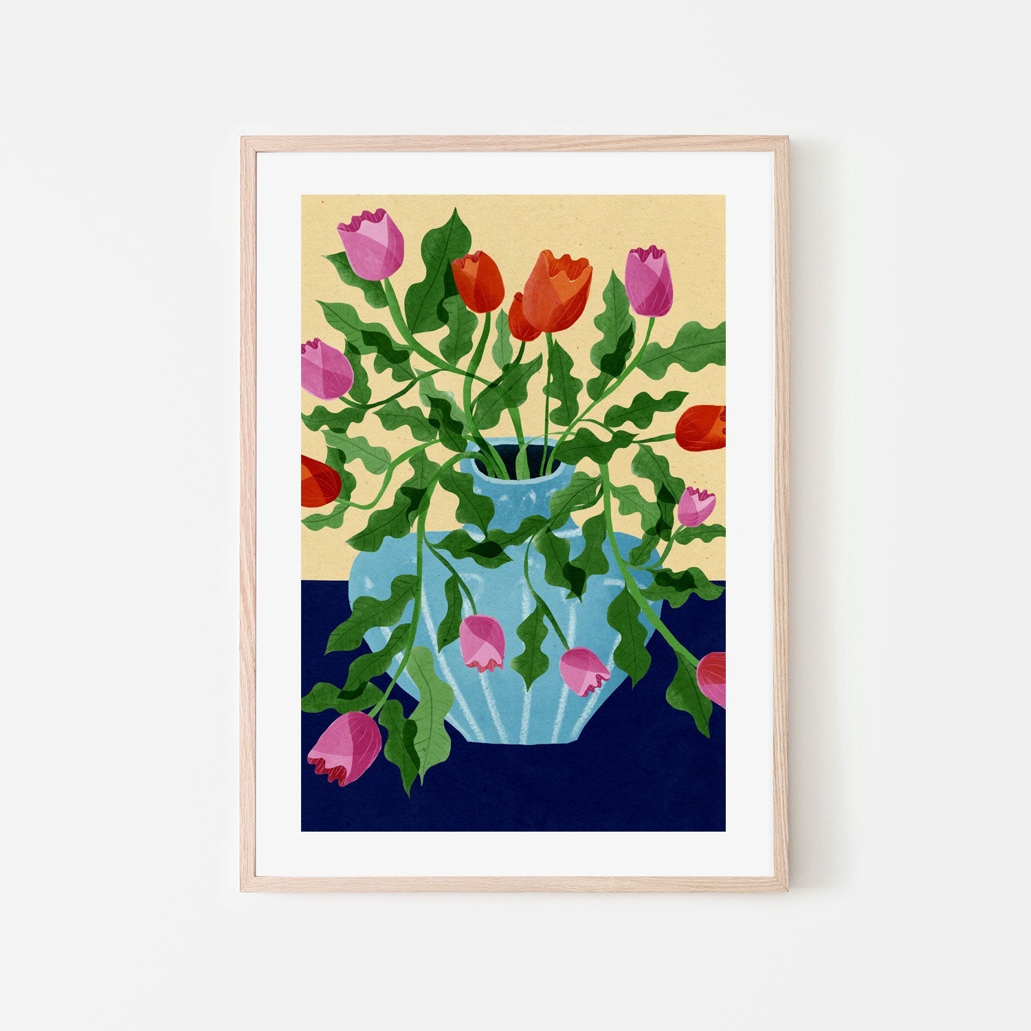 wall-art-print-canvas-poster-framed-Dutch Tulips , By Eva Halfers-6