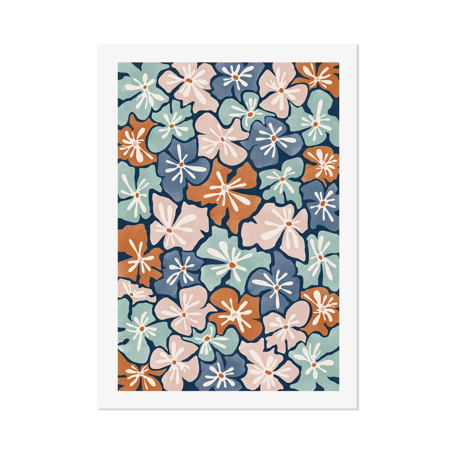 wall-art-print-canvas-poster-framed-Dynamic Blooms , By Elena Ristova-GIOIA-WALL-ART