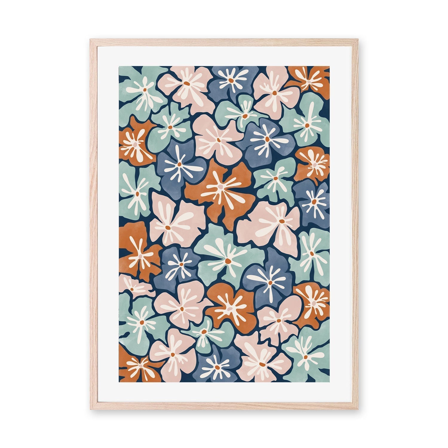 wall-art-print-canvas-poster-framed-Dynamic Blooms , By Elena Ristova-GIOIA-WALL-ART