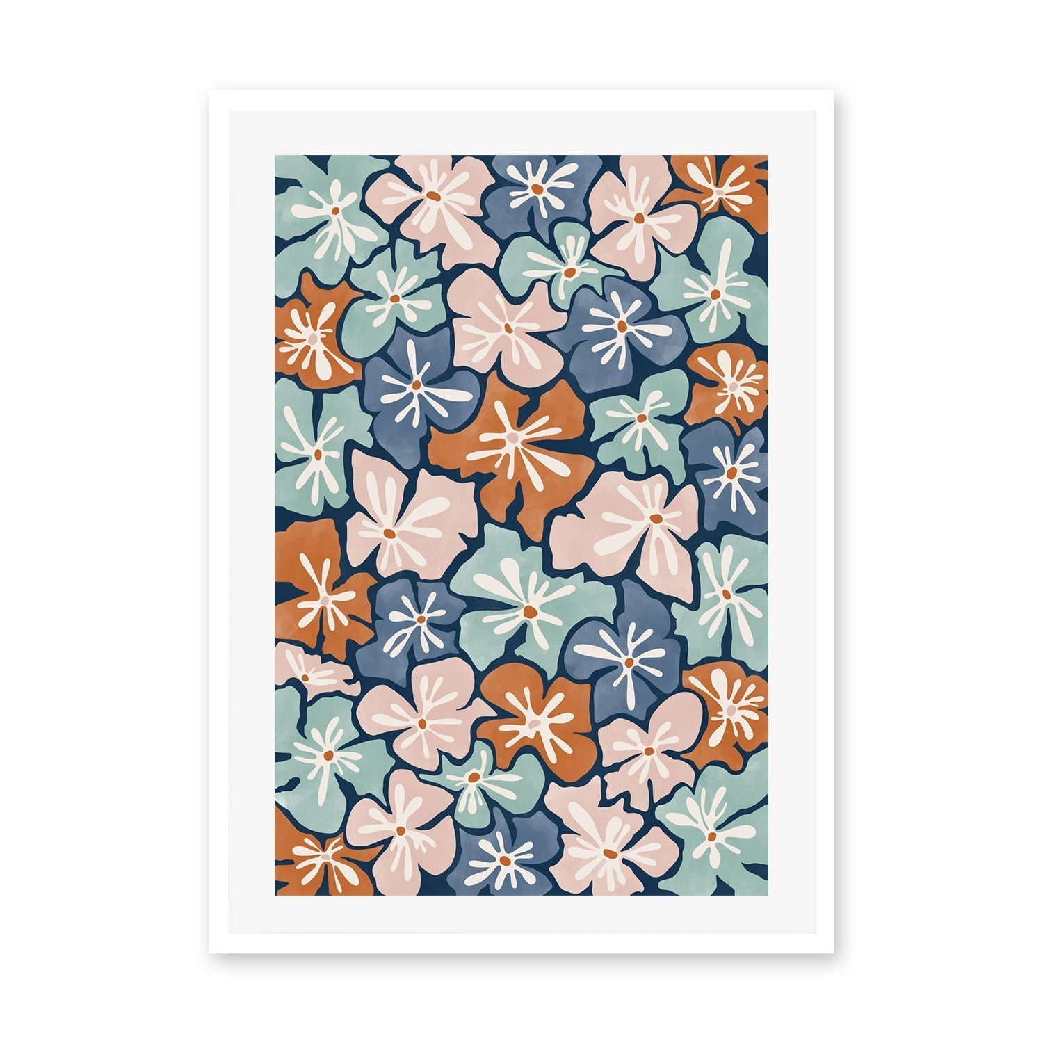 wall-art-print-canvas-poster-framed-Dynamic Blooms , By Elena Ristova-GIOIA-WALL-ART