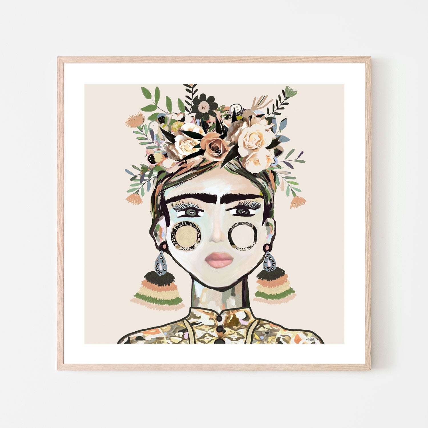 wall-art-print-canvas-poster-framed-Earth By Frida , By Inkheart Designs-6