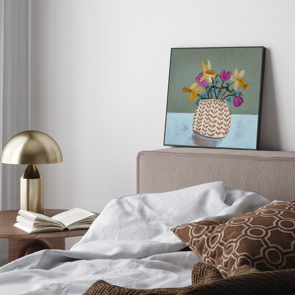 wall-art-print-canvas-poster-framed-Easter Flowers , By Louise O'hara-7