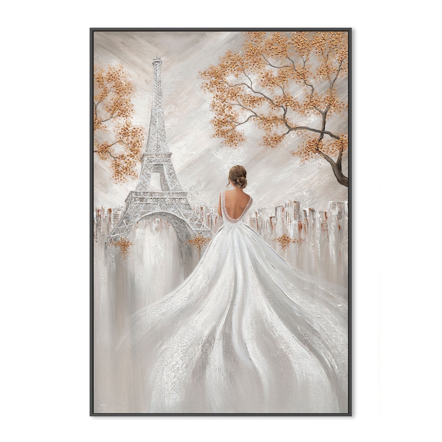 wall-art-print-canvas-poster-framed-Eiffel Elegance , By Isabella Karolewicz-3