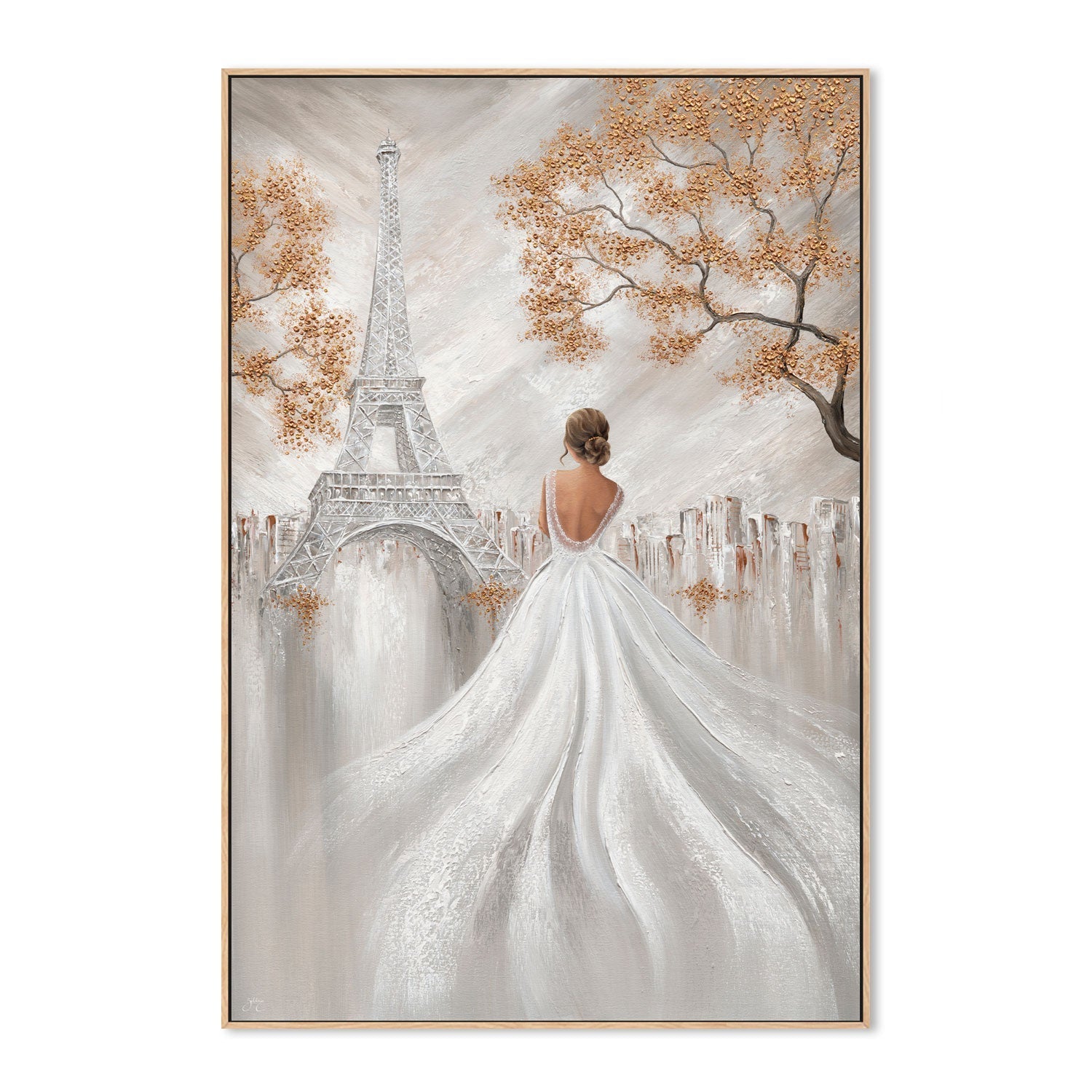 wall-art-print-canvas-poster-framed-Eiffel Elegance , By Isabella Karolewicz-4