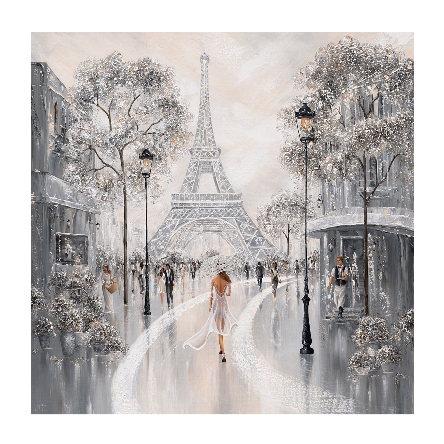 wall-art-print-canvas-poster-framed-Eiffel Tower, Flair of Paris , By Isabella Karolewicz-1