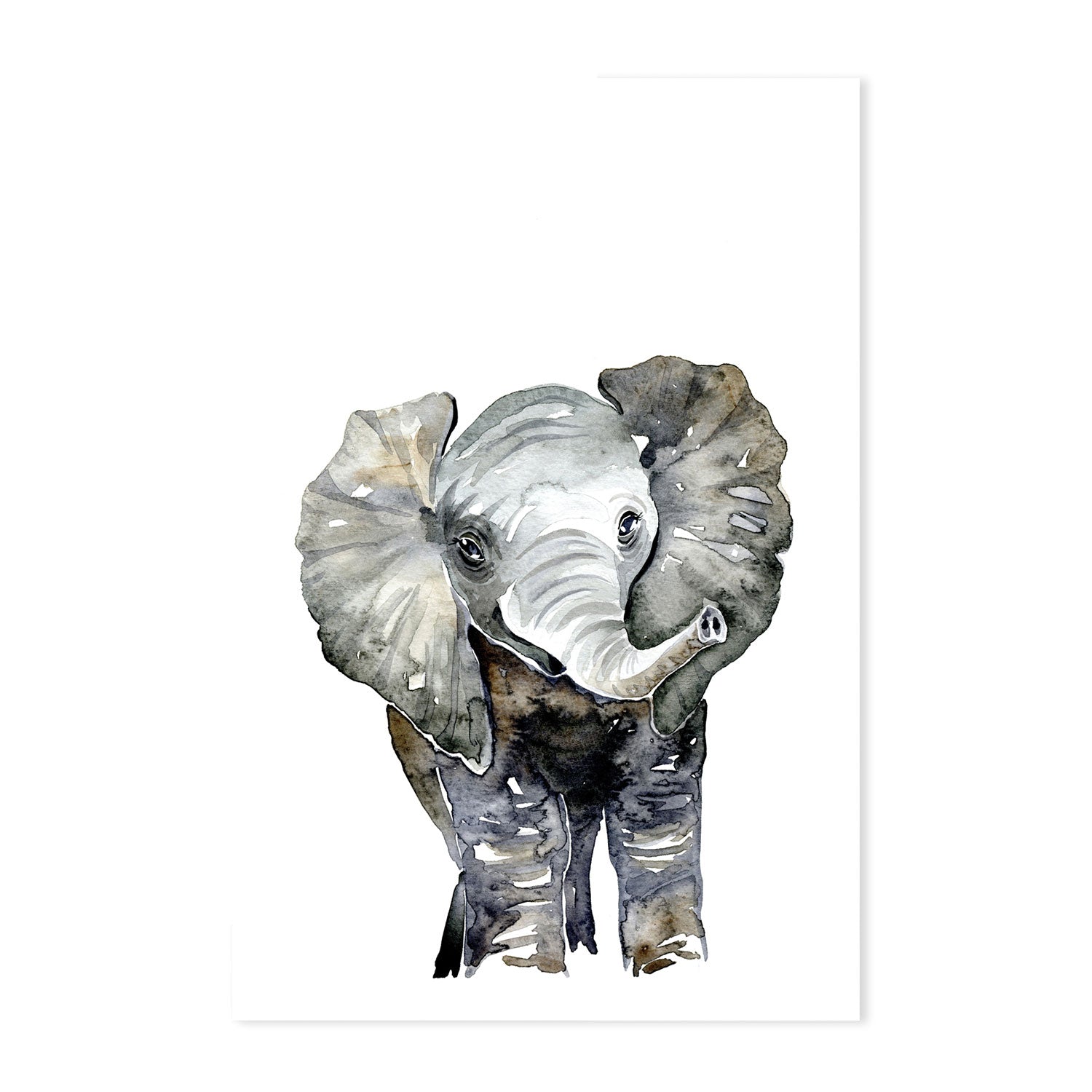 wall-art-print-canvas-poster-framed-Elephant , By Jessie Mitchelson-GIOIA-WALL-ART