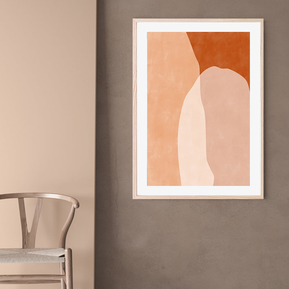 wall-art-print-canvas-poster-framed-Ember Contours, Style B , By Elena Ristova-GIOIA-WALL-ART