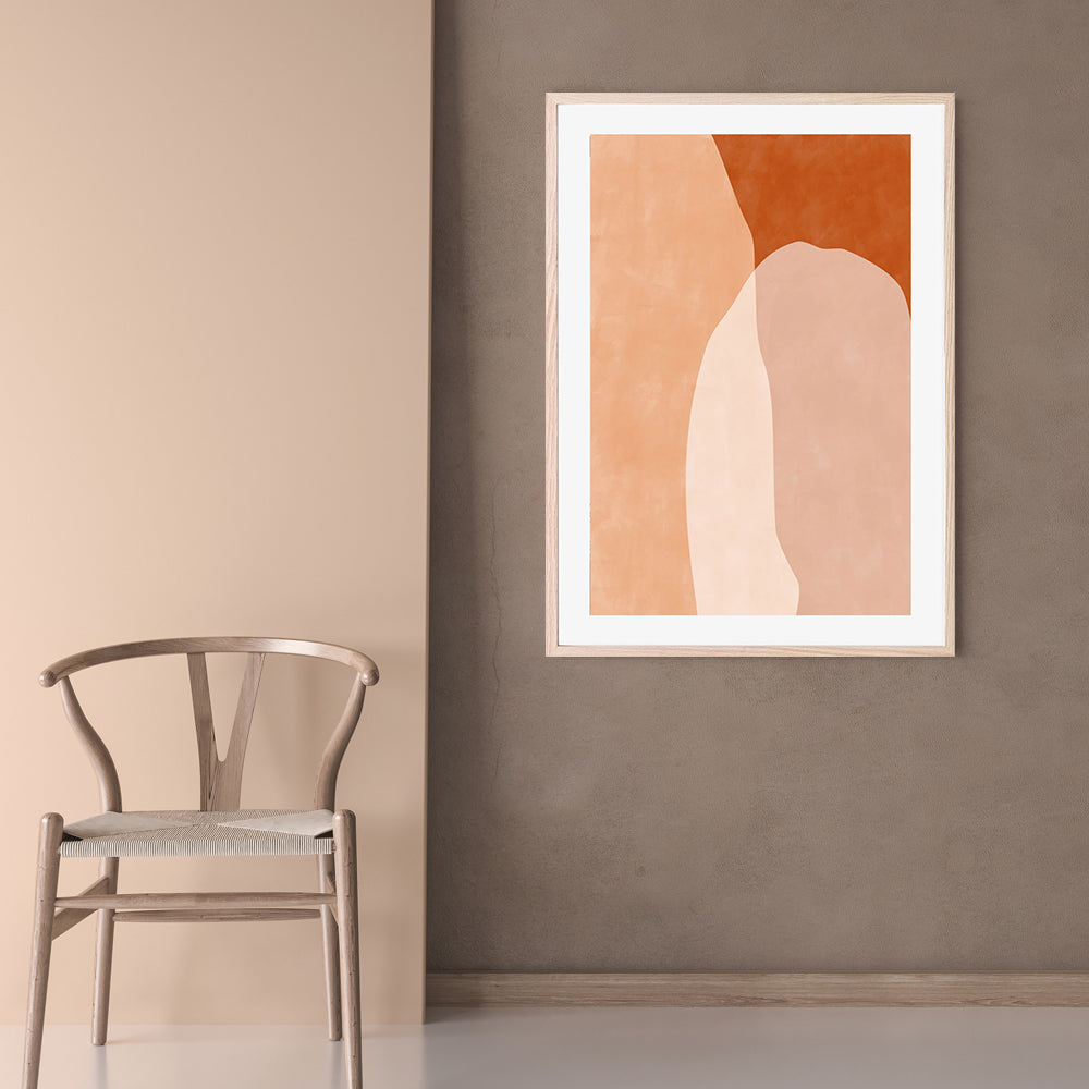 wall-art-print-canvas-poster-framed-Ember Contours, Style B , By Elena Ristova-GIOIA-WALL-ART