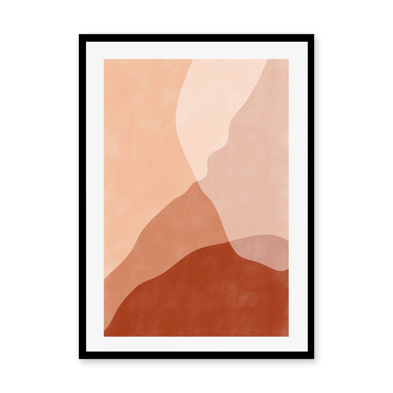 wall-art-print-canvas-poster-framed-Ember Contours, Style C , By Elena Ristova-GIOIA-WALL-ART