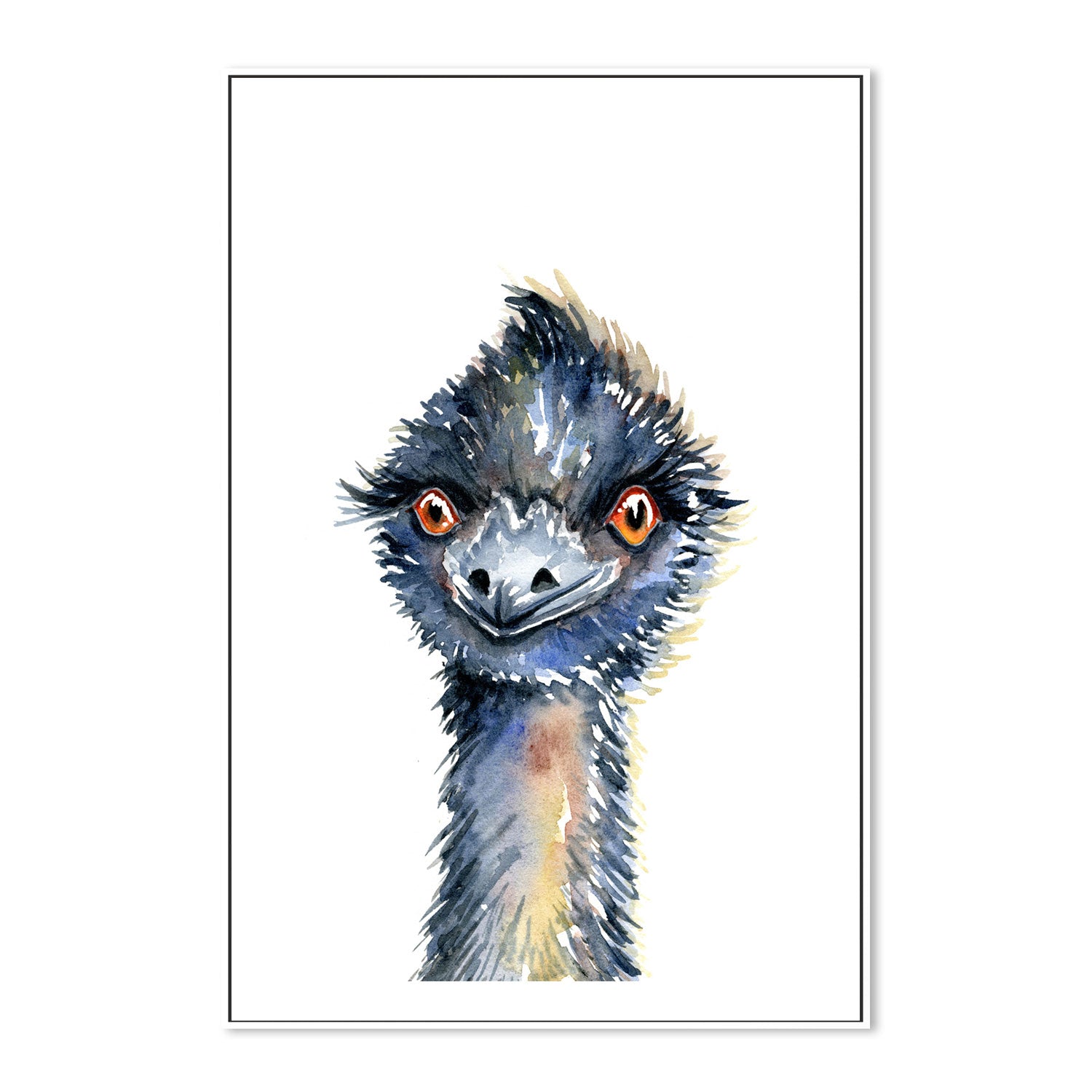 wall-art-print-canvas-poster-framed-Emu , By Jessie Mitchelson-GIOIA-WALL-ART