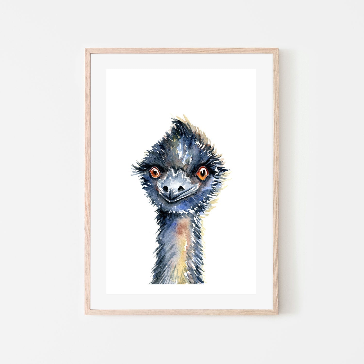 wall-art-print-canvas-poster-framed-Emu , By Jessie Mitchelson-GIOIA-WALL-ART