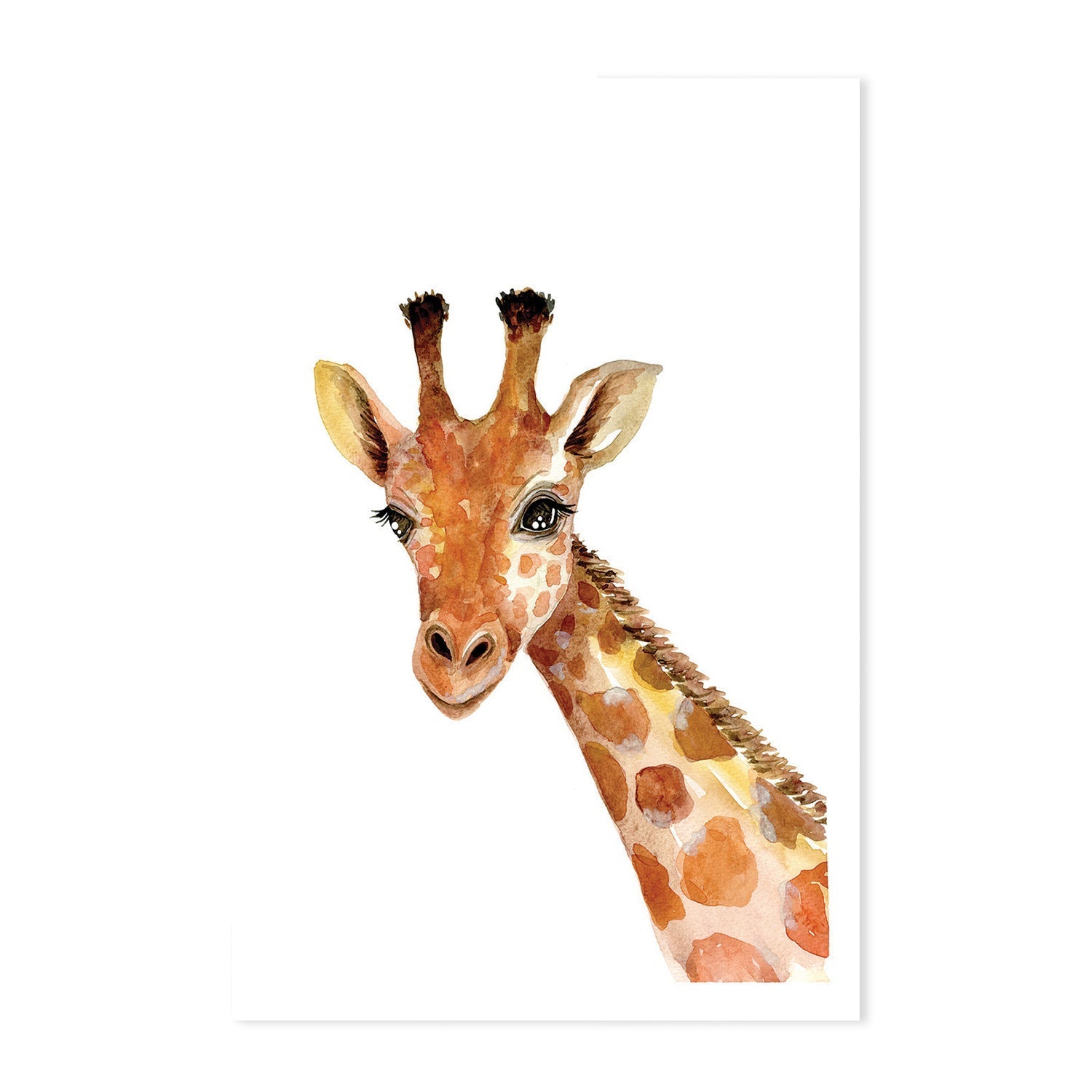 wall-art-print-canvas-poster-framed-Emu & Giraffe, Set of 2 , By Jessie Mitchelson-GIOIA-WALL-ART