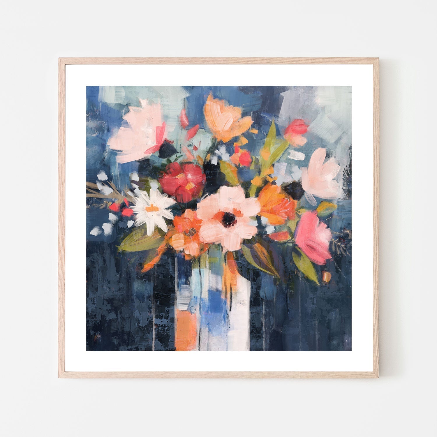 wall-art-print-canvas-poster-framed-Enchanted Florals, Style A , By Nina Blue-6