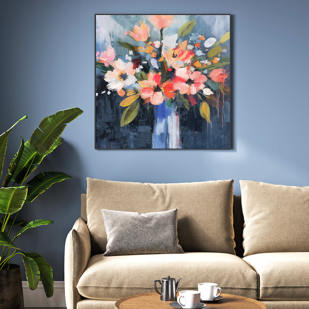 wall-art-print-canvas-poster-framed-Enchanted Florals, Style B , By Nina Blue-2