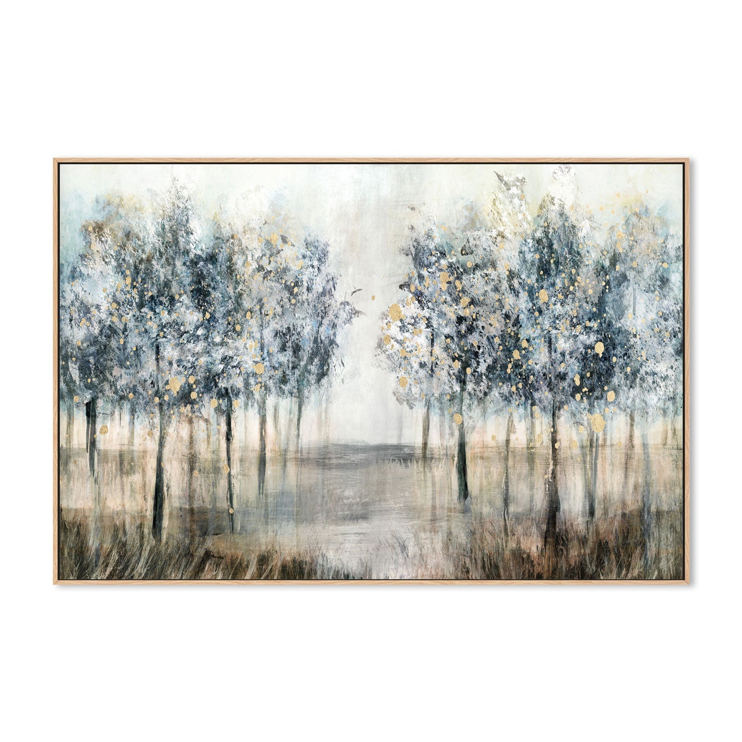 wall-art-print-canvas-poster-framed-Enchanted Forest , By Nina Blue-4