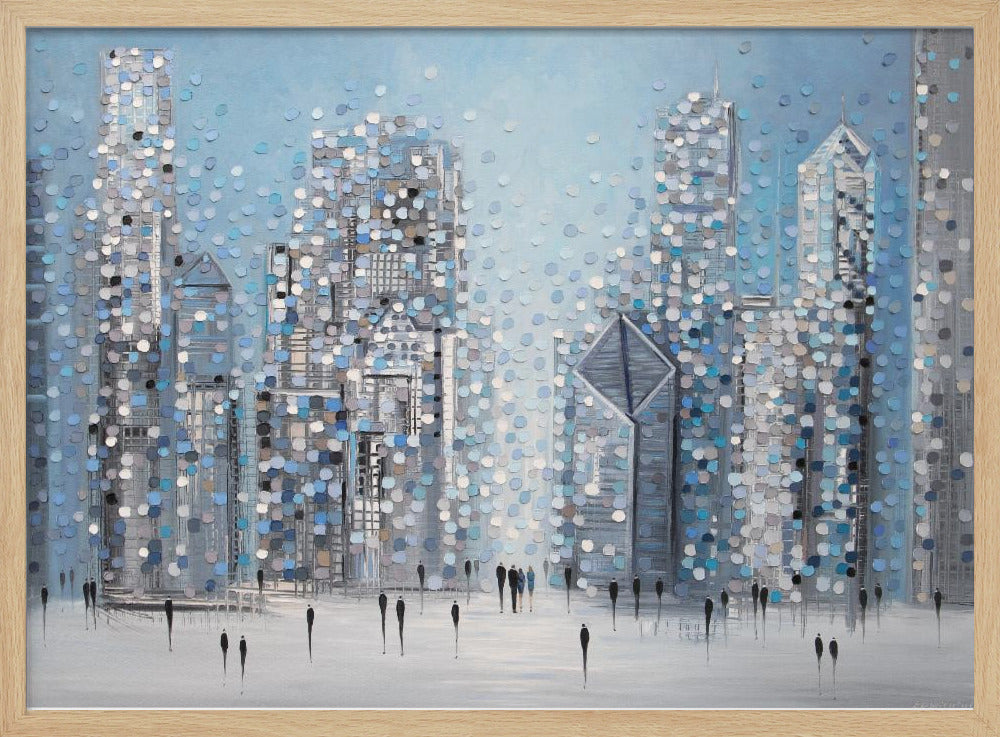 wall-art-print-canvas-poster-framed-Ermilkina Chicago 36x48 Oil , By Ekaterina Ermilkina-1