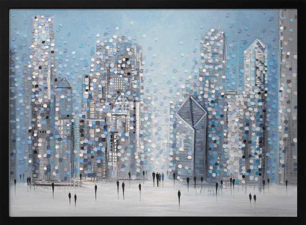 wall-art-print-canvas-poster-framed-Ermilkina Chicago 36x48 Oil , By Ekaterina Ermilkina-2