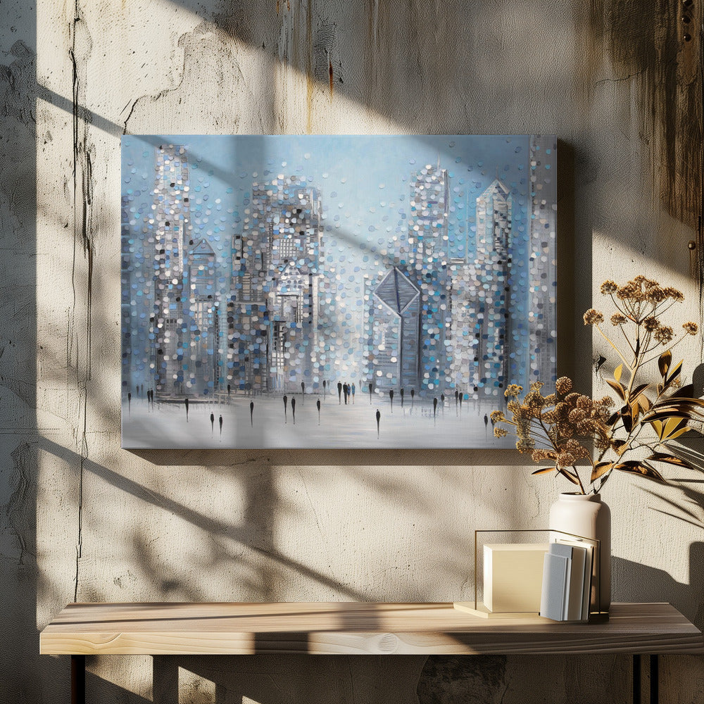 wall-art-print-canvas-poster-framed-Ermilkina Chicago 36x48 Oil , By Ekaterina Ermilkina-6