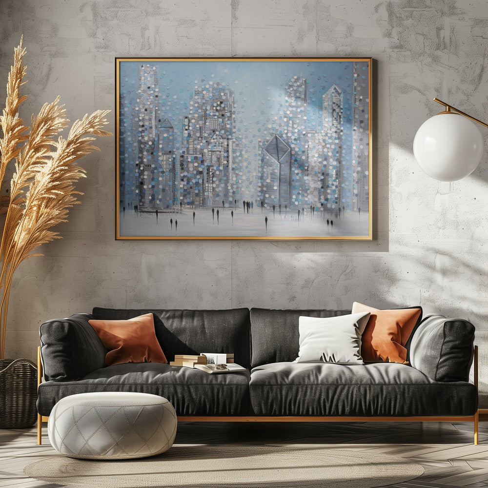 wall-art-print-canvas-poster-framed-Ermilkina Chicago 36x48 Oil , By Ekaterina Ermilkina-8