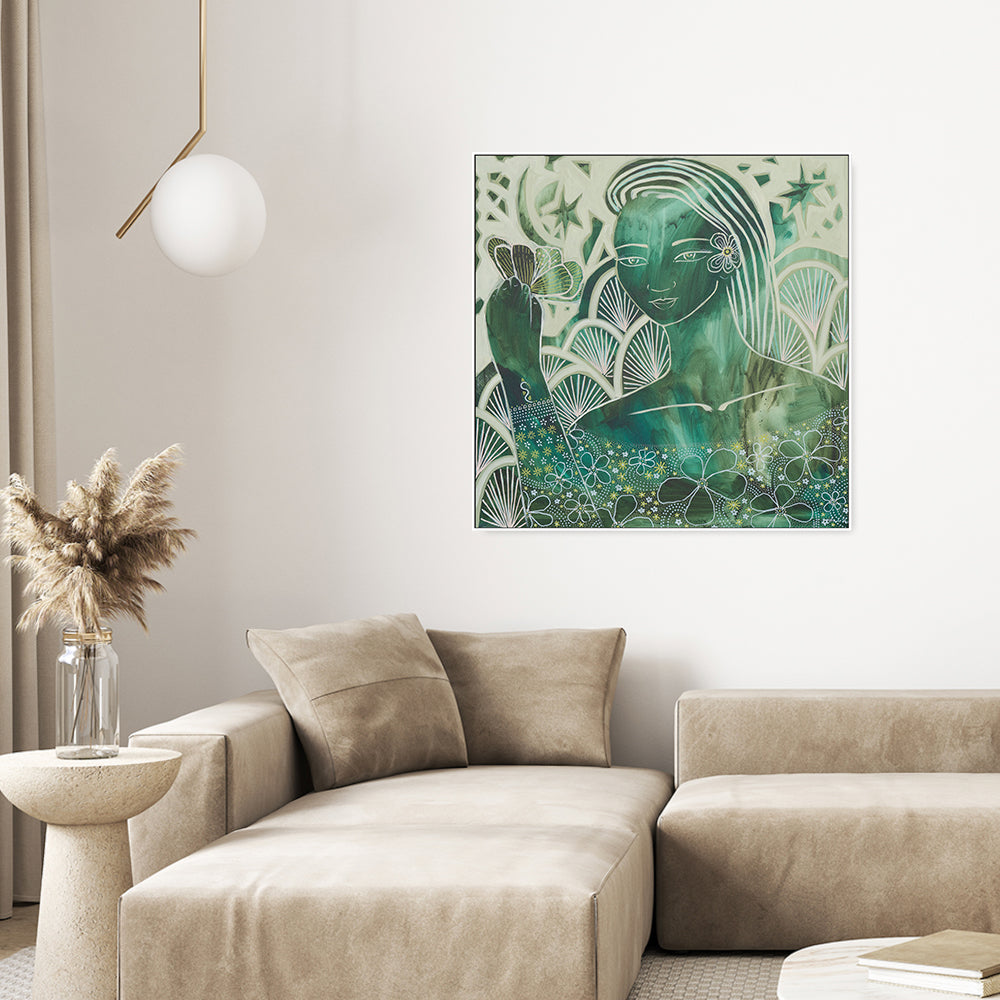 wall-art-print-canvas-poster-framed-Essence Of Joy, Malachite , By Amanda Skye-2