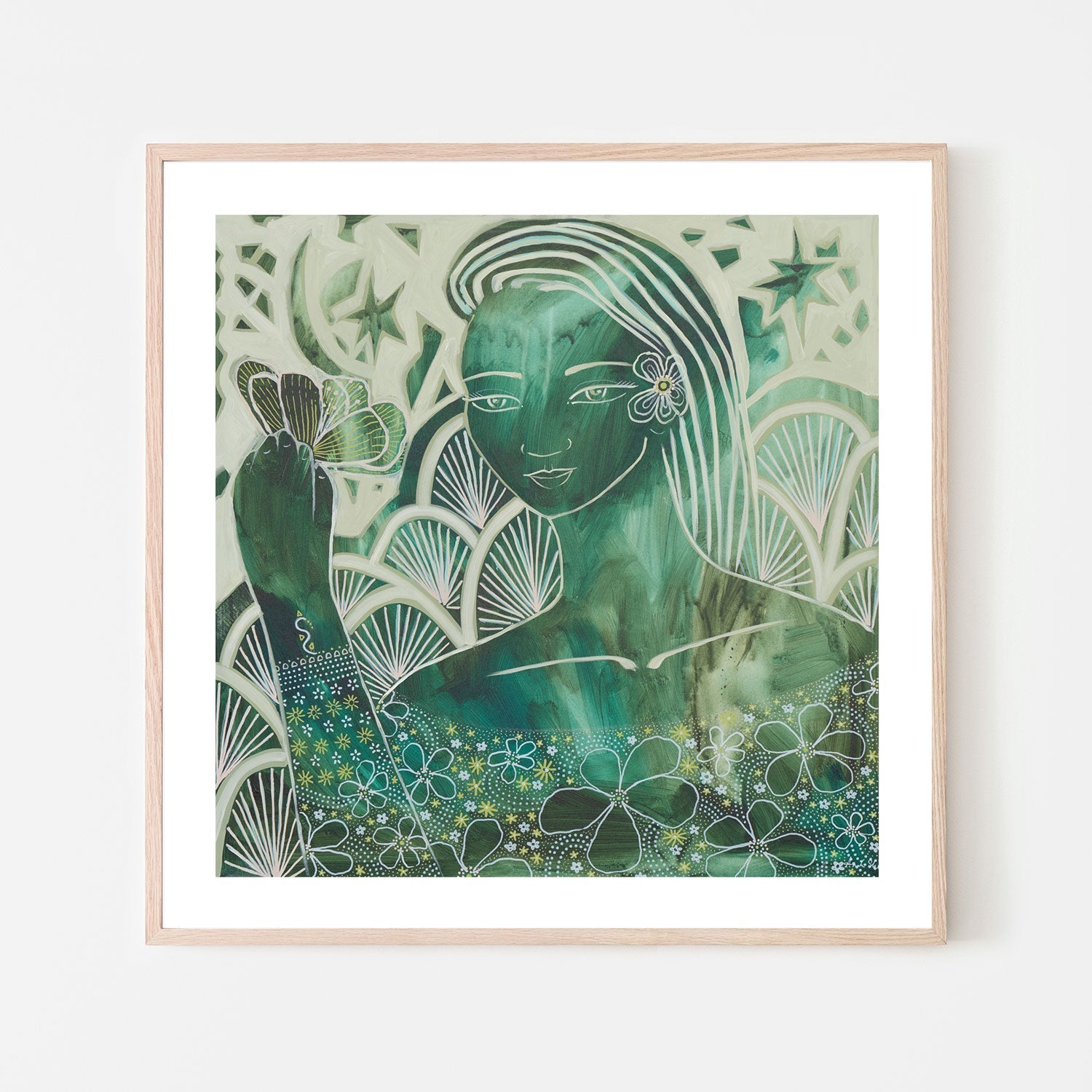 wall-art-print-canvas-poster-framed-Essence Of Joy, Malachite , By Amanda Skye-6