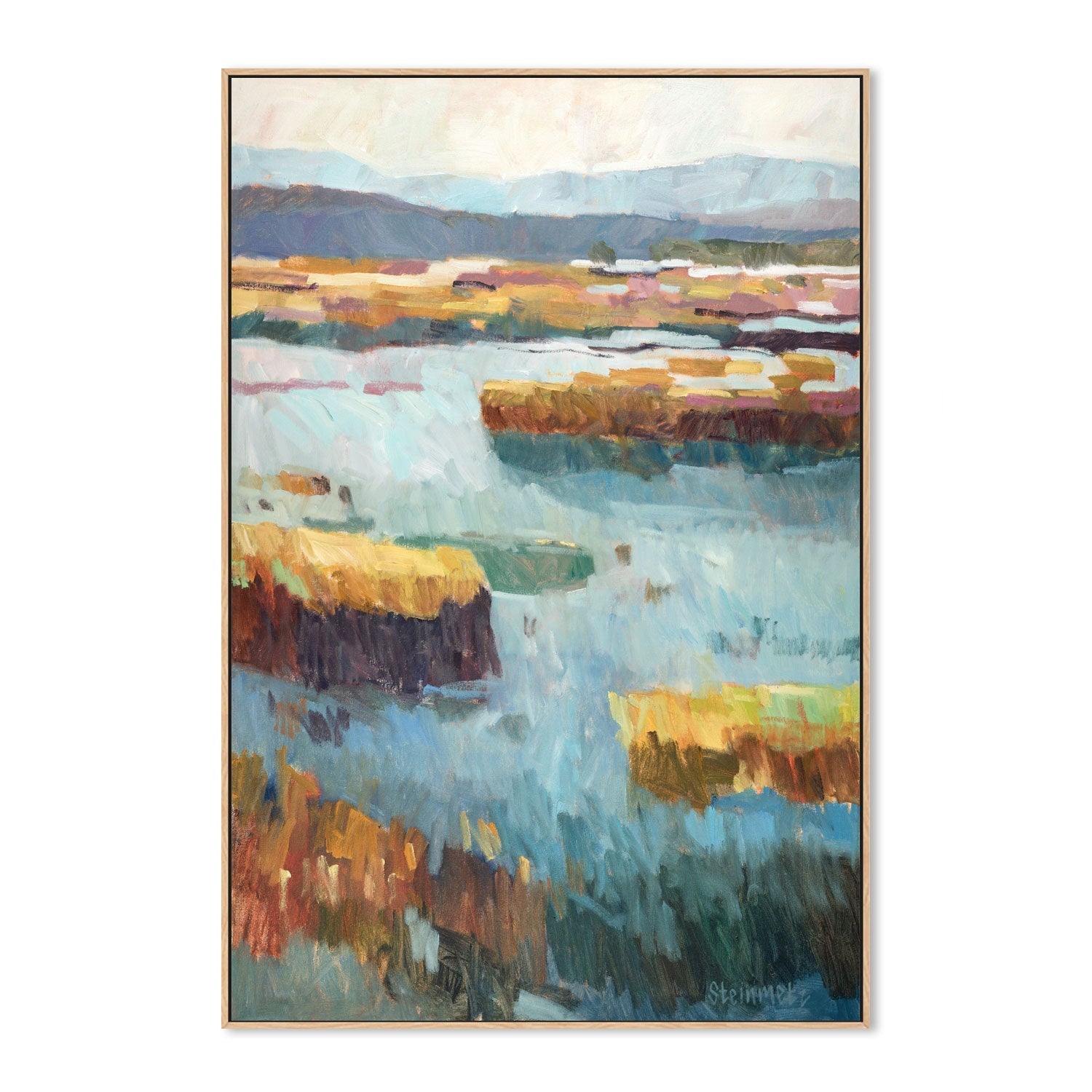 wall-art-print-canvas-poster-framed-Estuary Harmony , By Liana Steinmetz-4