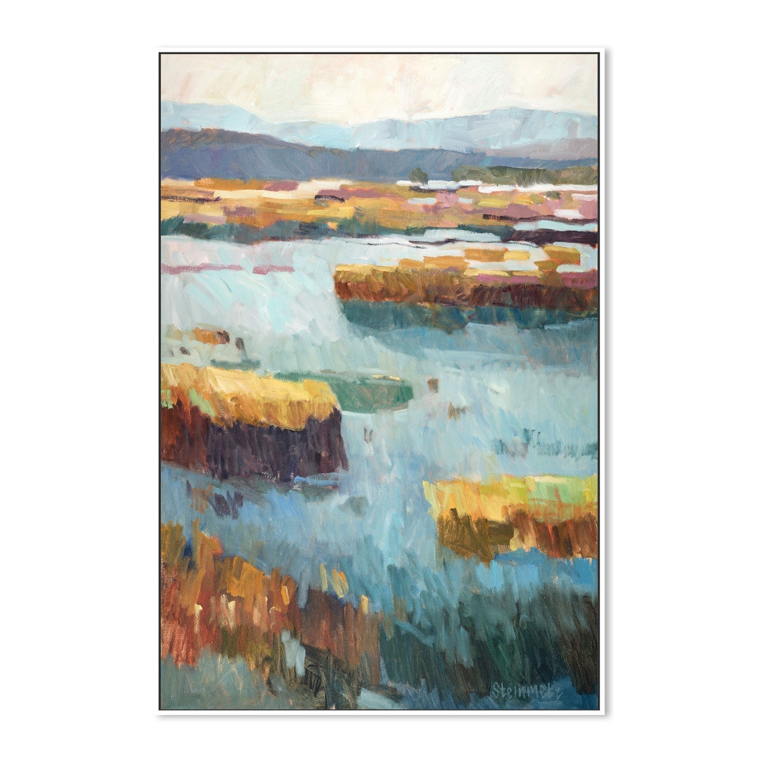 wall-art-print-canvas-poster-framed-Estuary Harmony , By Liana Steinmetz-5