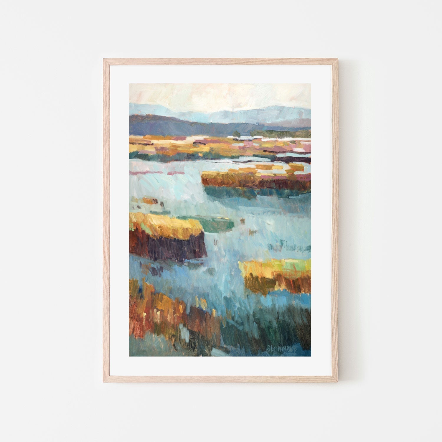 wall-art-print-canvas-poster-framed-Estuary Harmony , By Liana Steinmetz-6