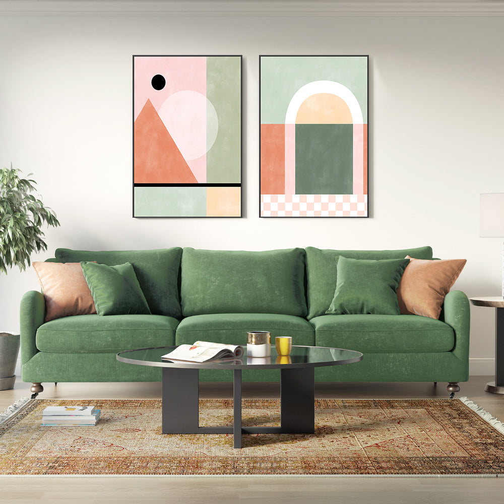 wall-art-print-canvas-poster-framed-Ethereal Angles, Style A & B, Set Of 2 , By Elena Ristova-GIOIA-WALL-ART