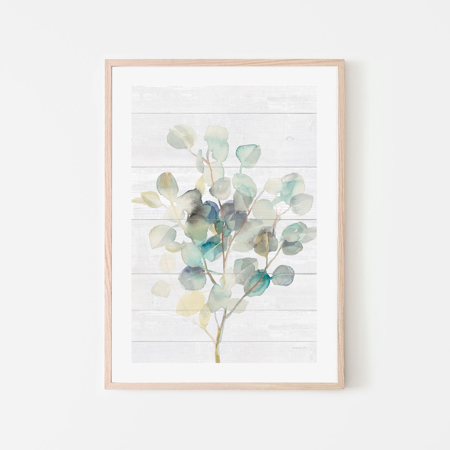 wall-art-print-canvas-poster-framed-Eucalyptus on Shiplap , By Danhui Nai-6